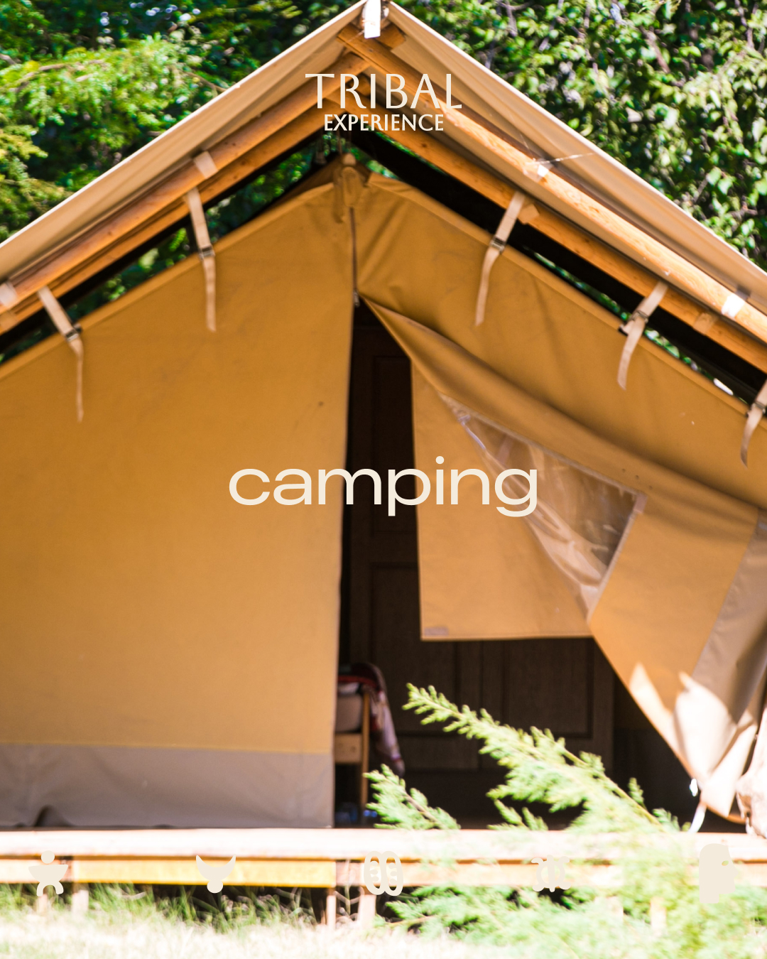 Camping and glamping on the island
